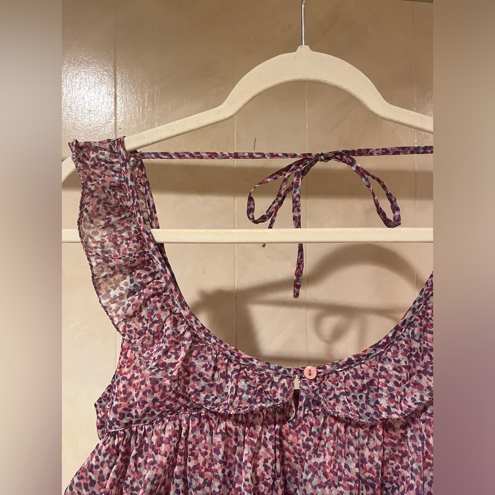 Pink Frilly Ruffled Dress - Picture 2 of 4
